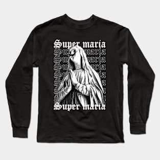 super maria Long Sleeve T-Shirt